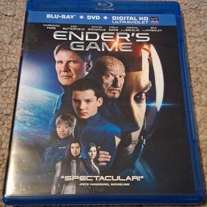 ENDER'S GAME on BLU-RAY + DVD Harrison Ford